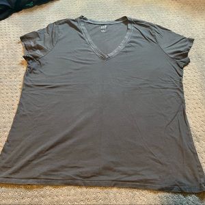 Dark Gray V-neck